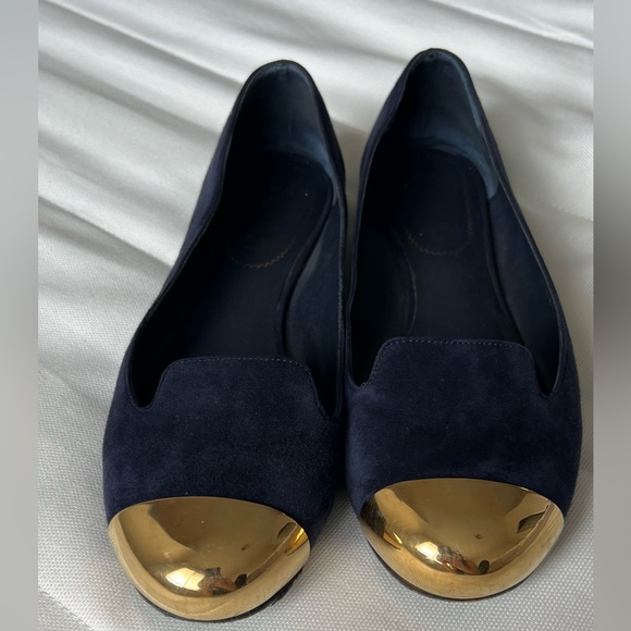 Saint Laurent vintage ballerinas flats size 38 navy authentic - Picture 8 of 10
